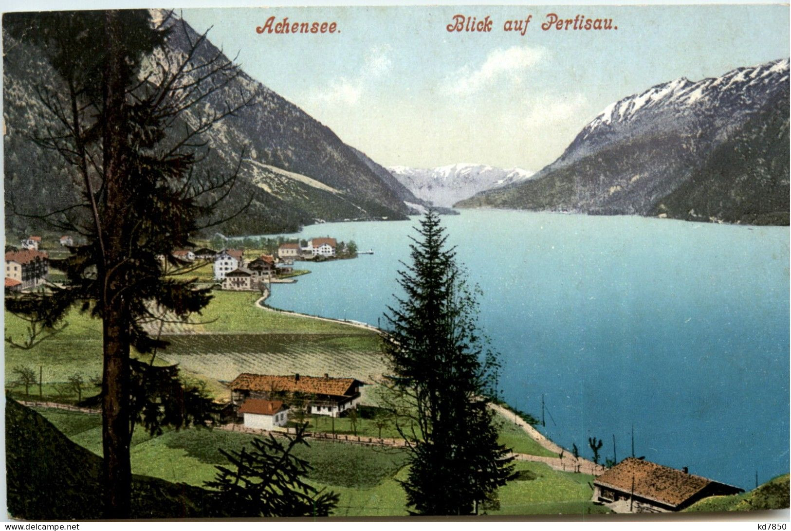 Achensee/Tirol Und Umgebung - Blick Auf Pertisau - Achenseeorte