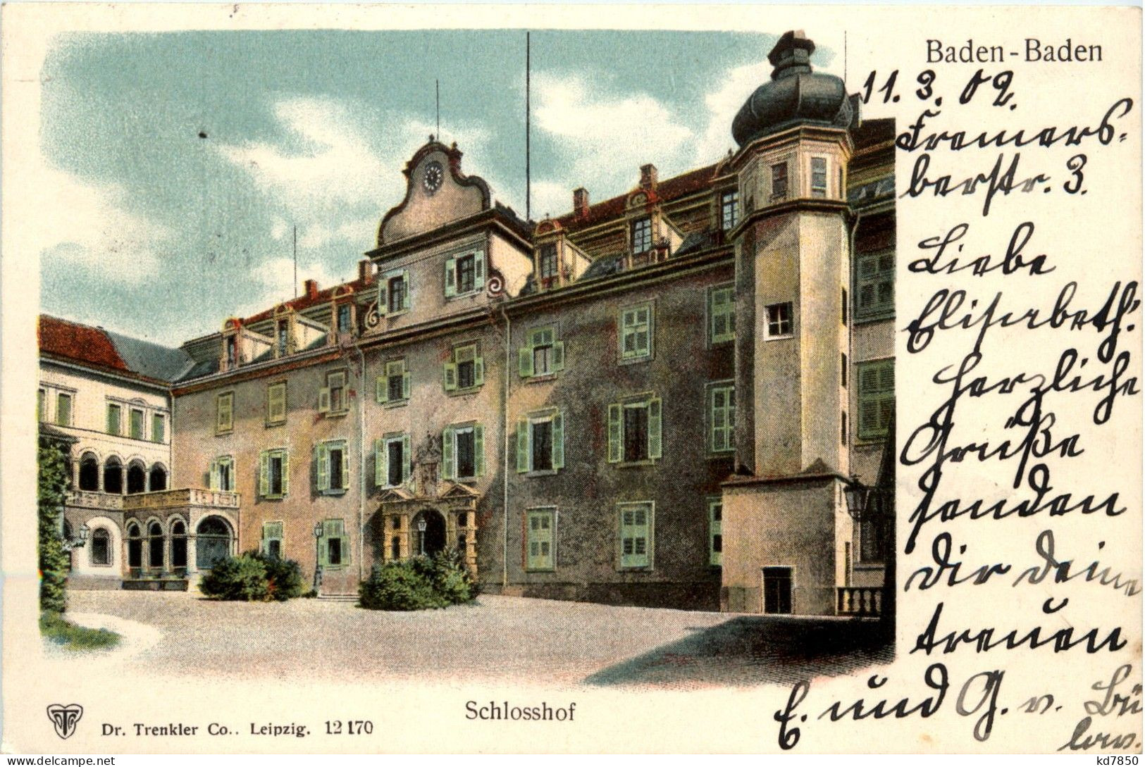 Baden-Baden - Schlosshof - Baden-Baden