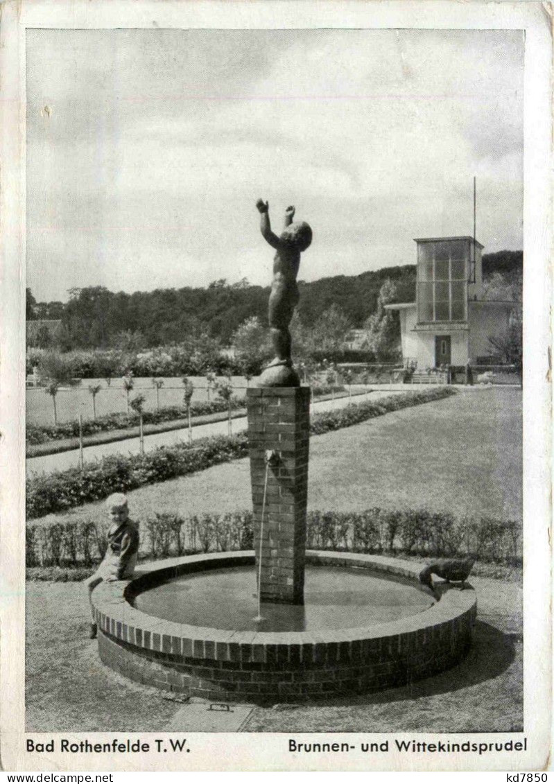 Bad Rothenfelde - Brunnen Und Wittekindsprudel - Bad Rothenfelde