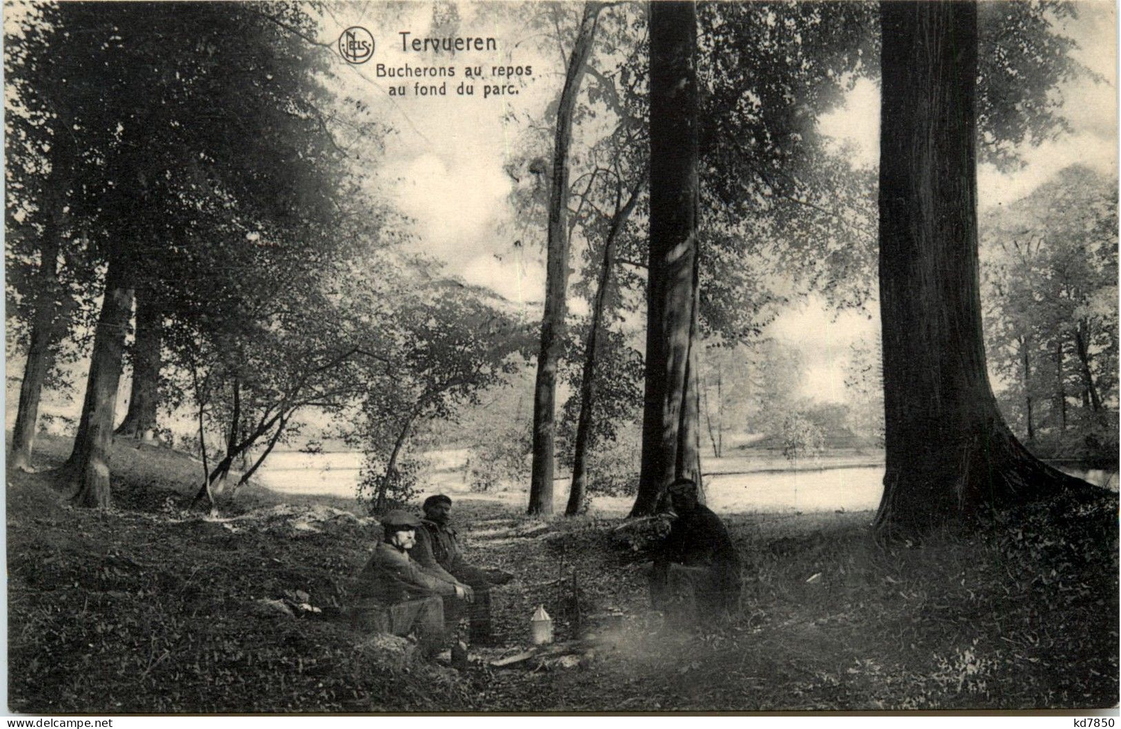 Tervueren - Bucherons Au Repos Au Fond Du Parc - Tervuren