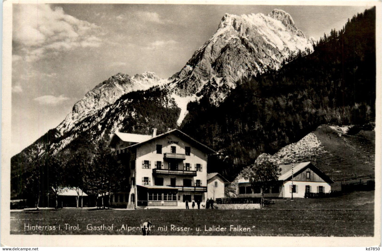 Hinterriss - Gasthof Alpenhof Mit Risser- Und Lalider Falken - Achenseeorte