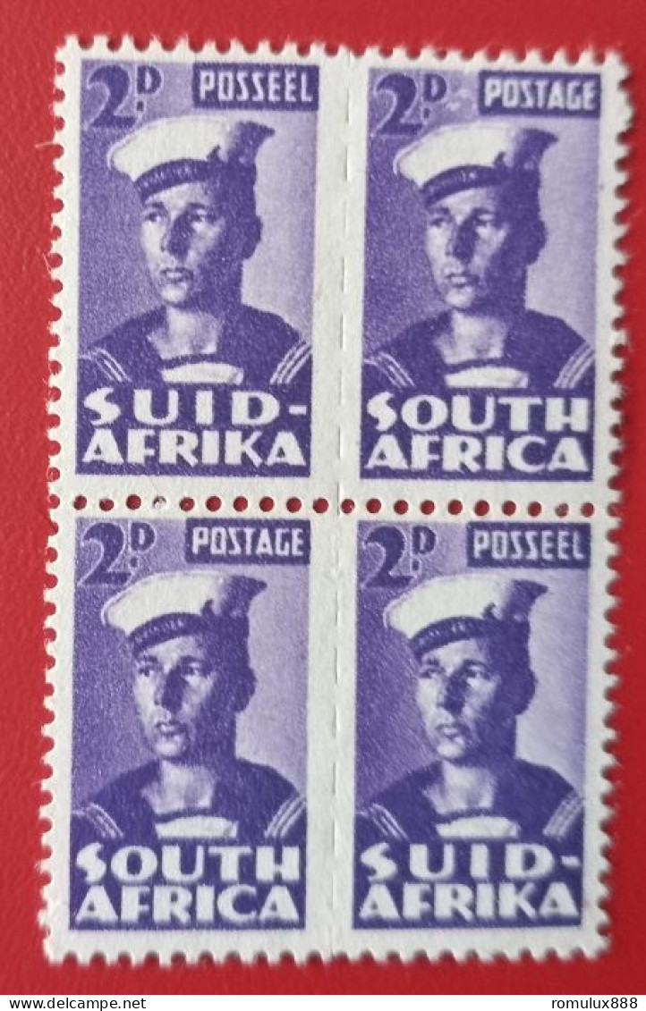 SOUTH AFRICA MM/MNH WHITE SCRATCHES 2d SAILOR WITH RARE LISTED - Gebruikt