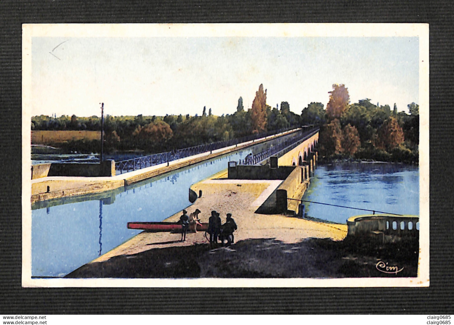 71 - DIGOIN - Pont Acquesduc Sur La Loire (peu Courante) - Digoin