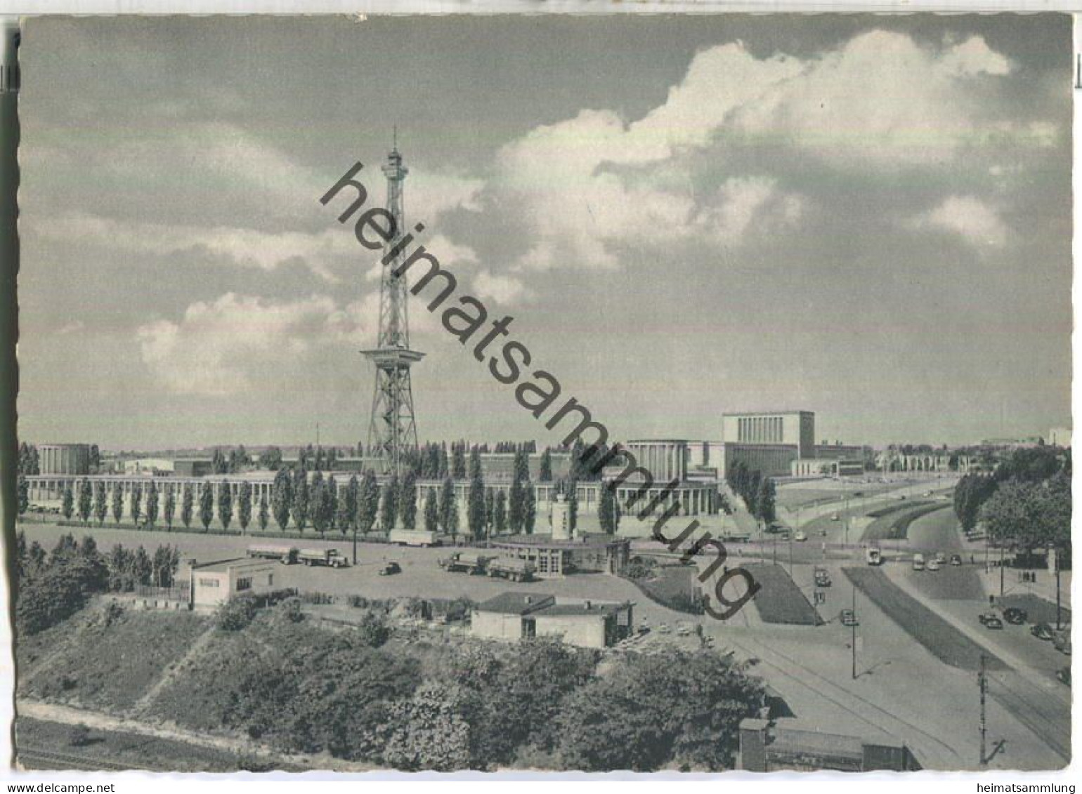 Berlin - Messegelände Mit Funkturm - Foto-Ansichtskarte - Verlag Hans Andres Berlin - Charlottenburg