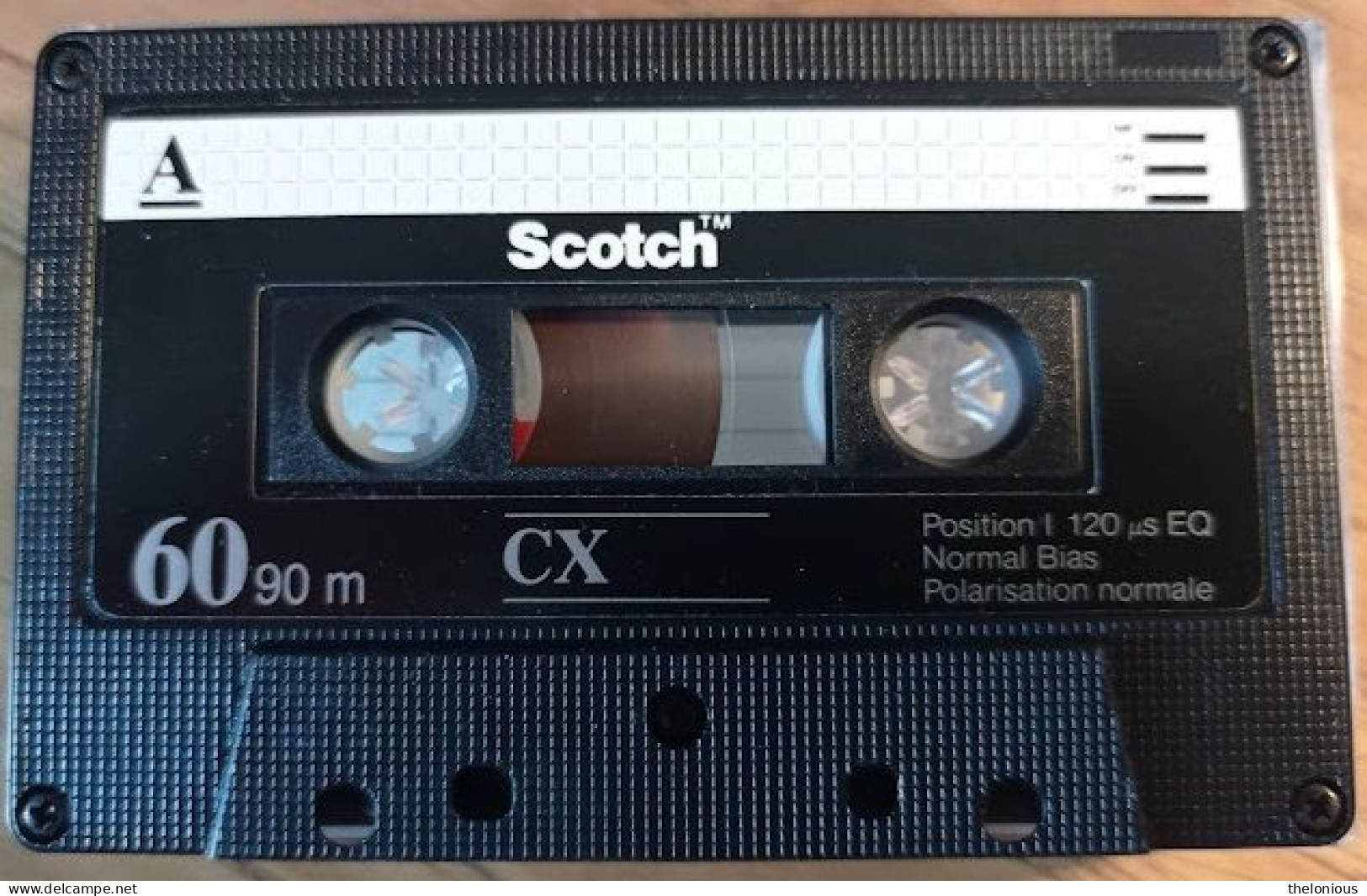 # Audiocassetta Scotch CX 60 Usata Per Una Sola Registrazione - Casetes