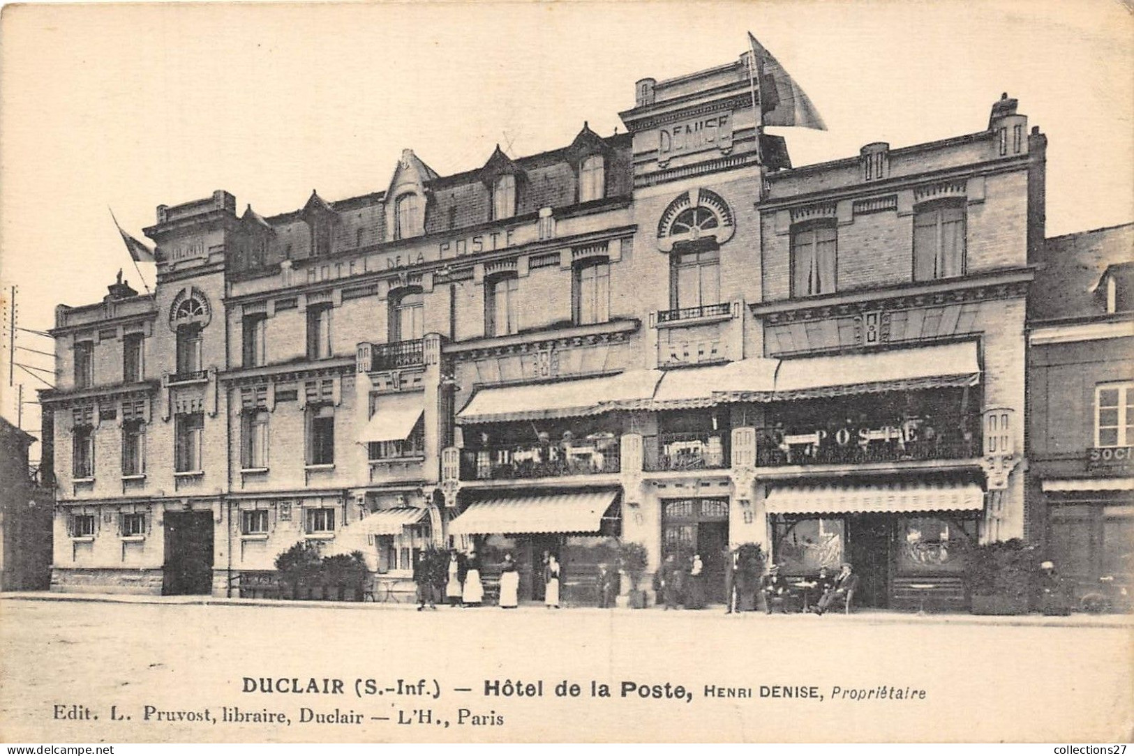 76-DUCLAIR- HÔTEL DE LA POSTE - Duclair
