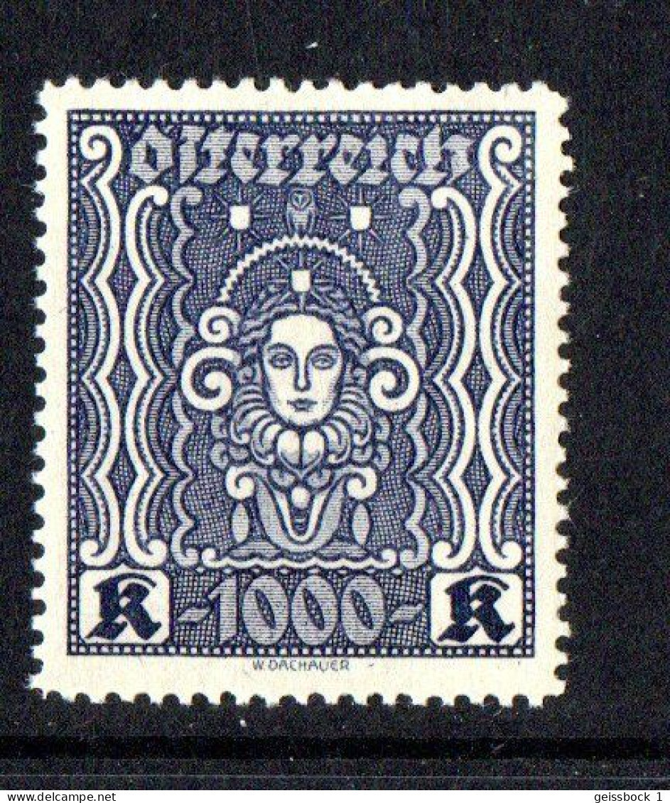 Österreich 1922: Mi.-Nr. 404:  Frauenkopf   ** - Neufs
