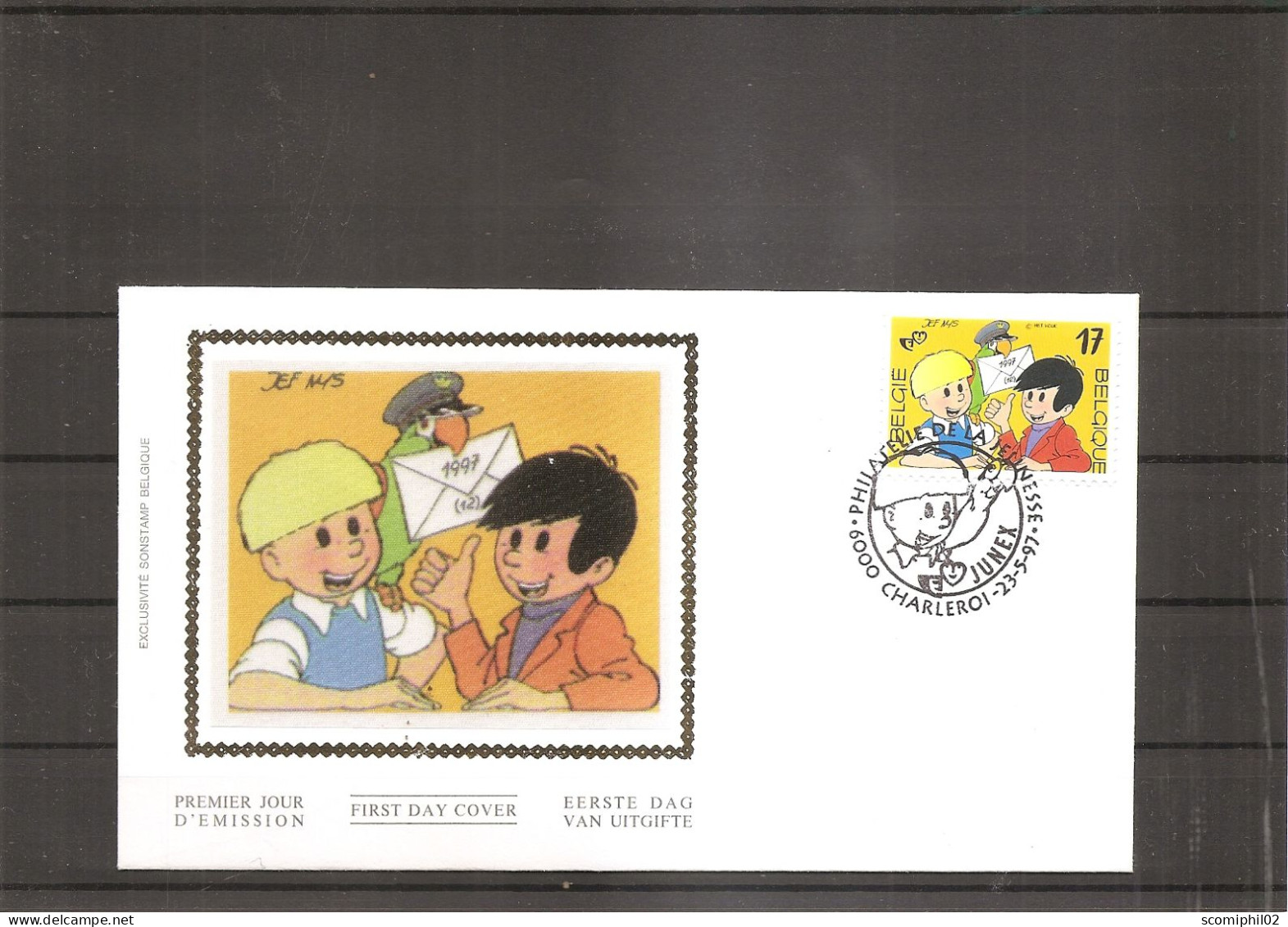 Belgique - BD - Jo ( 2707 Sur  FDC Sur Soie à Voir) - 1991-2000