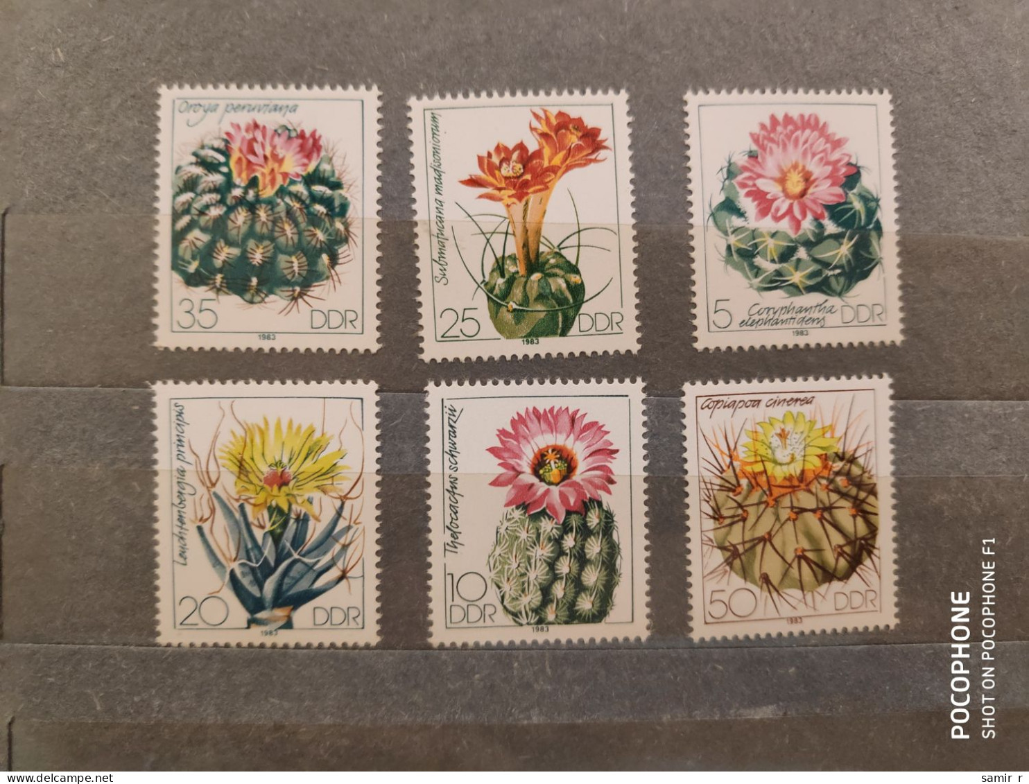 1983	Germany	Flowers Cactuses (F89) - Neufs