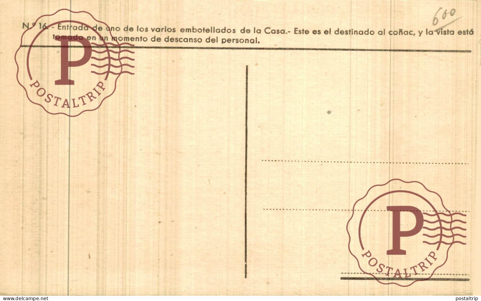 PUBLICIDAD. ESPAÑA. JEREZ DE LA FRONTERA. CADIZ. BODEGAS GONZALEZ BYASS. EMBOTELLADO COÑAC. PUBLI. - Vigne