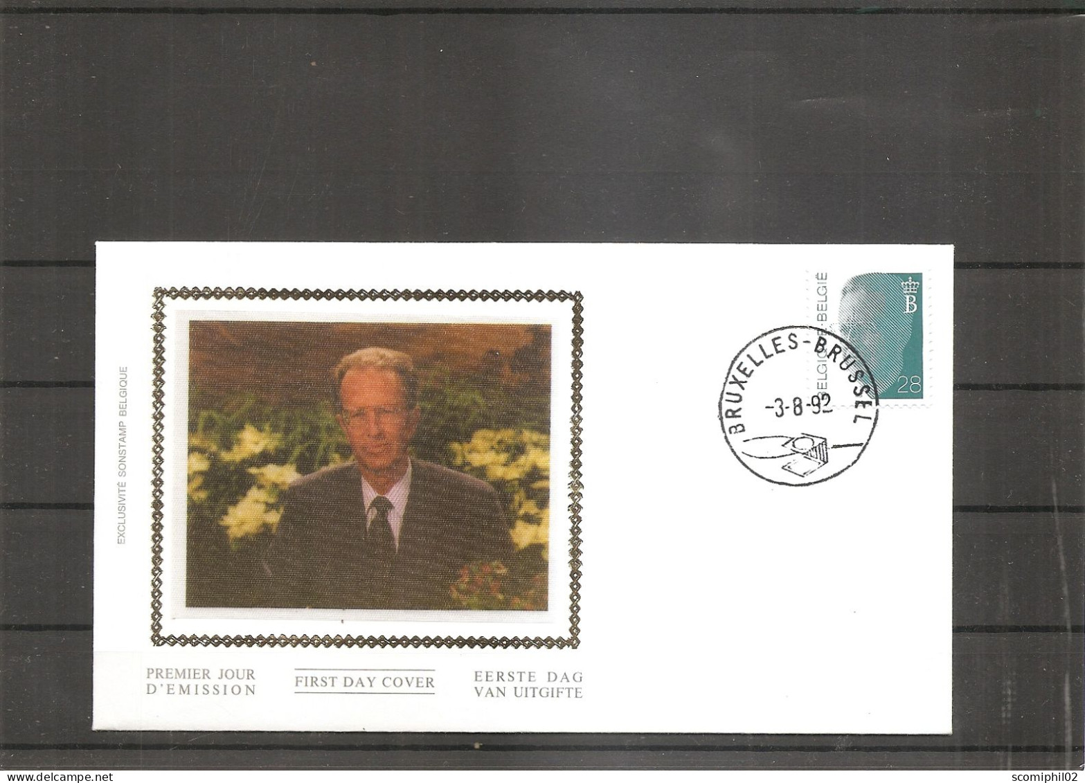 Belgique - Royauté ( 2473 Sur  FDC Sur Soie à Voir) - 1991-2000