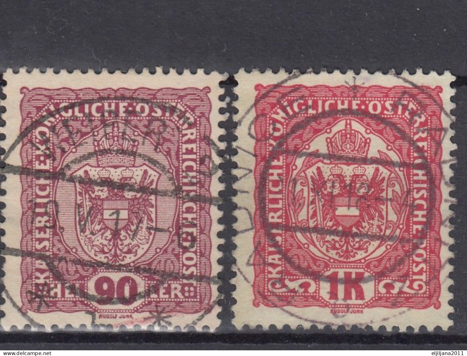 ⁕  Austria 1916 ⁕ Mi.185-199 ⁕ 15v Used - Oblitérés