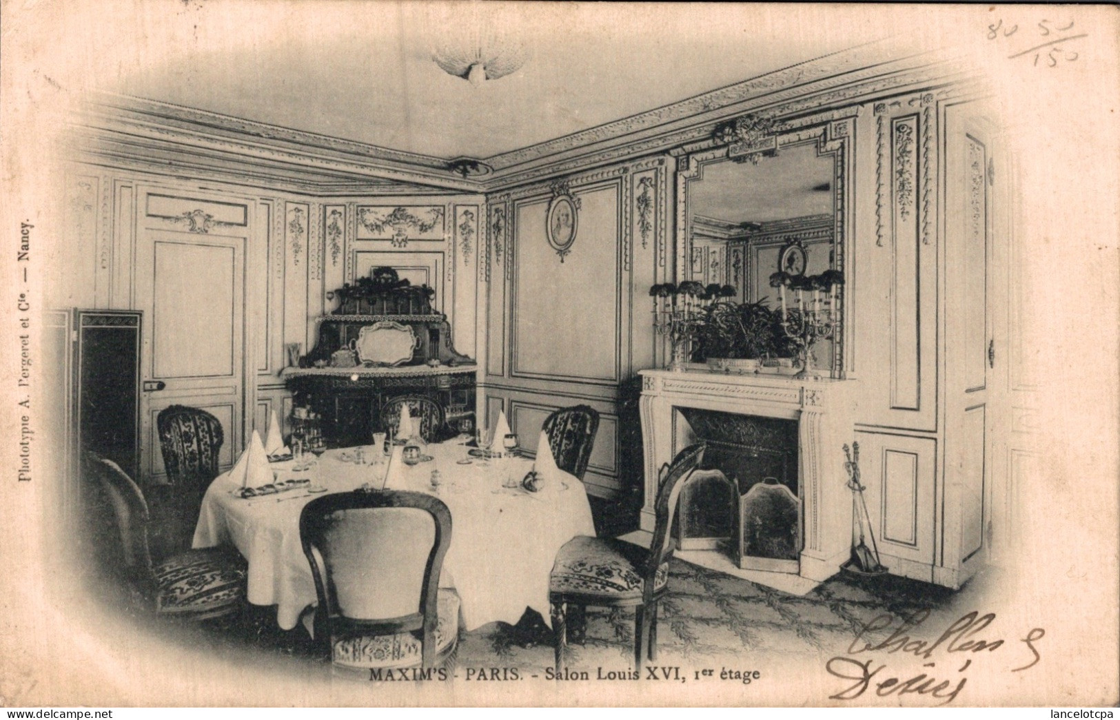 75 - PARIS / MAXIM'S - SALON LOUIS XVI - 1er ETAGE - Cafés, Hotels, Restaurants