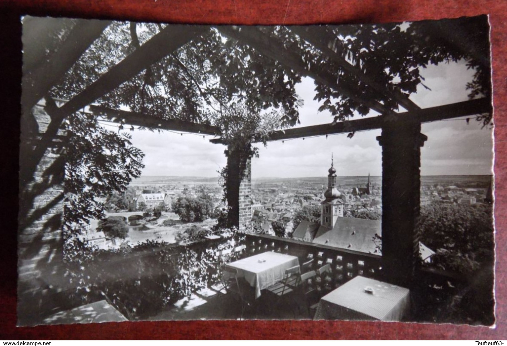 Carte Photo Bad Kreuznach - Blick Von Der Kauzenburg - Bad Kreuznach