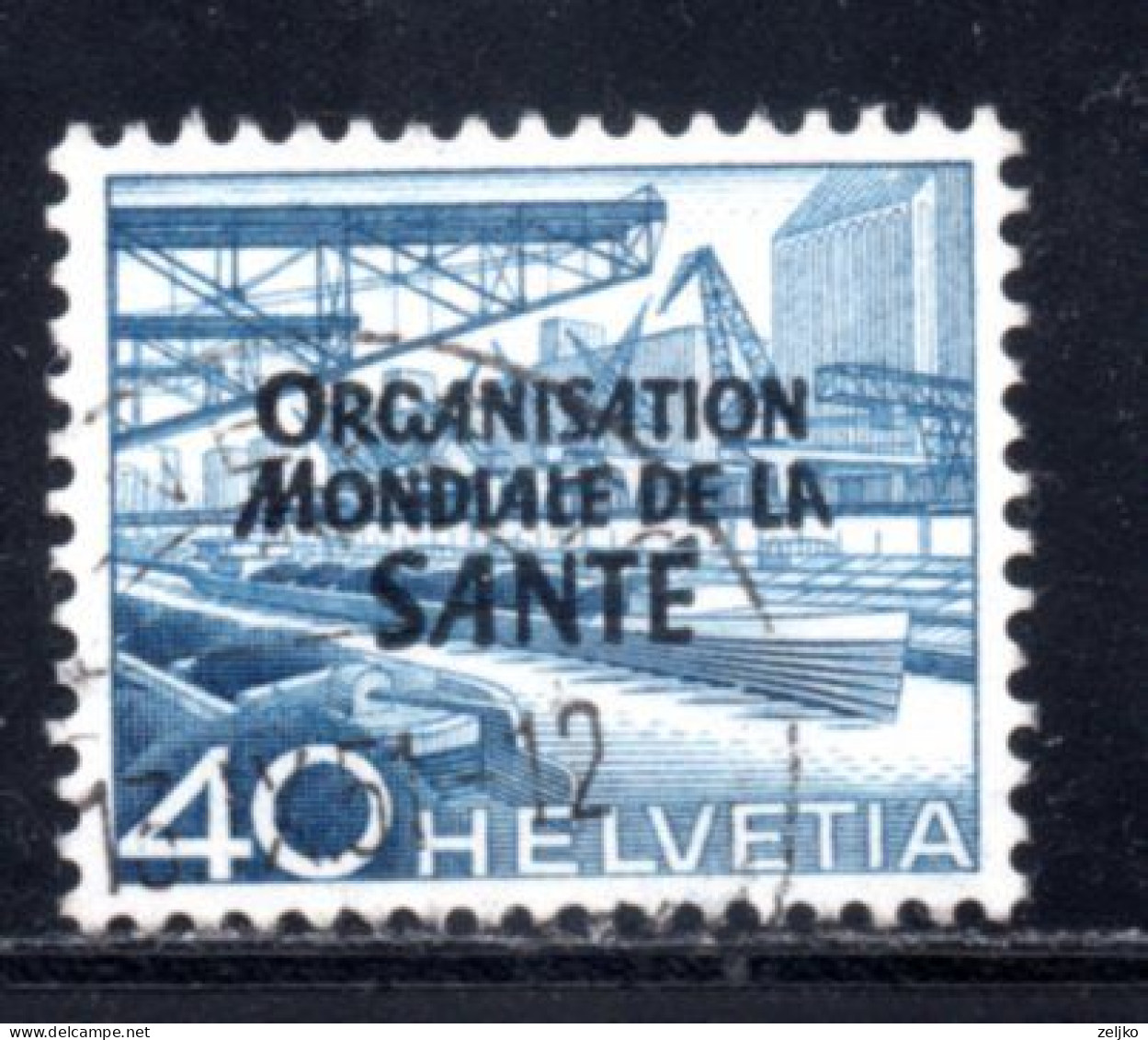 Switzerland, OMS, WHO, Used, 1948, Michel 13 - WHO