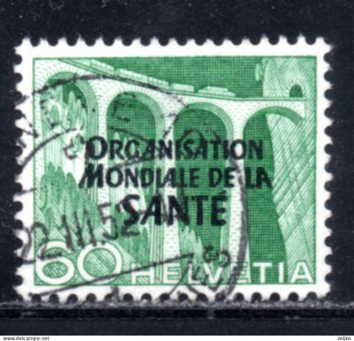 Switzerland, OMS, WHO, Used, 1948, Michel 15 - WHO