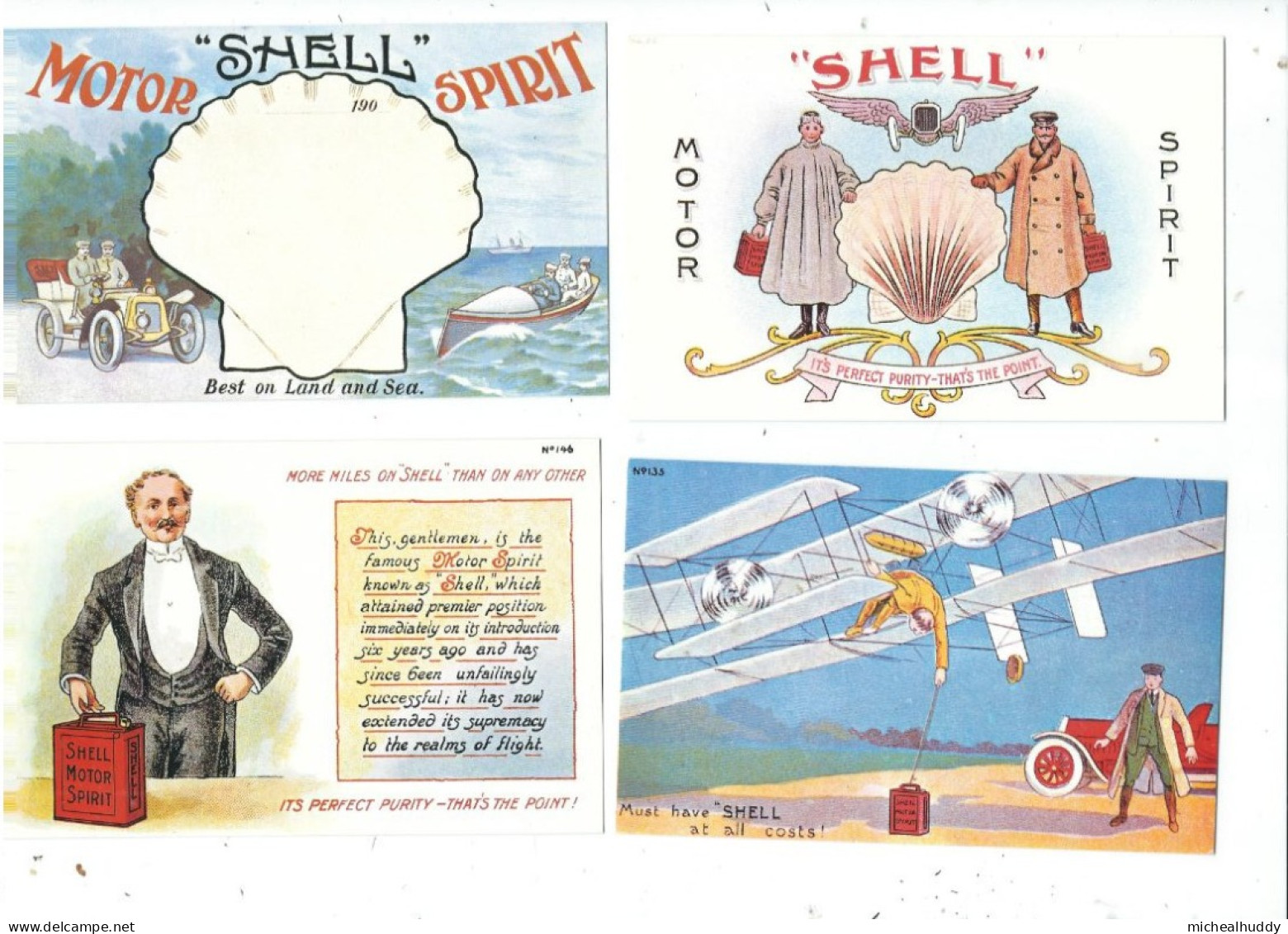 ANOTHER  4   REPRO  SHELL OIL ADVERTISING - Advertising