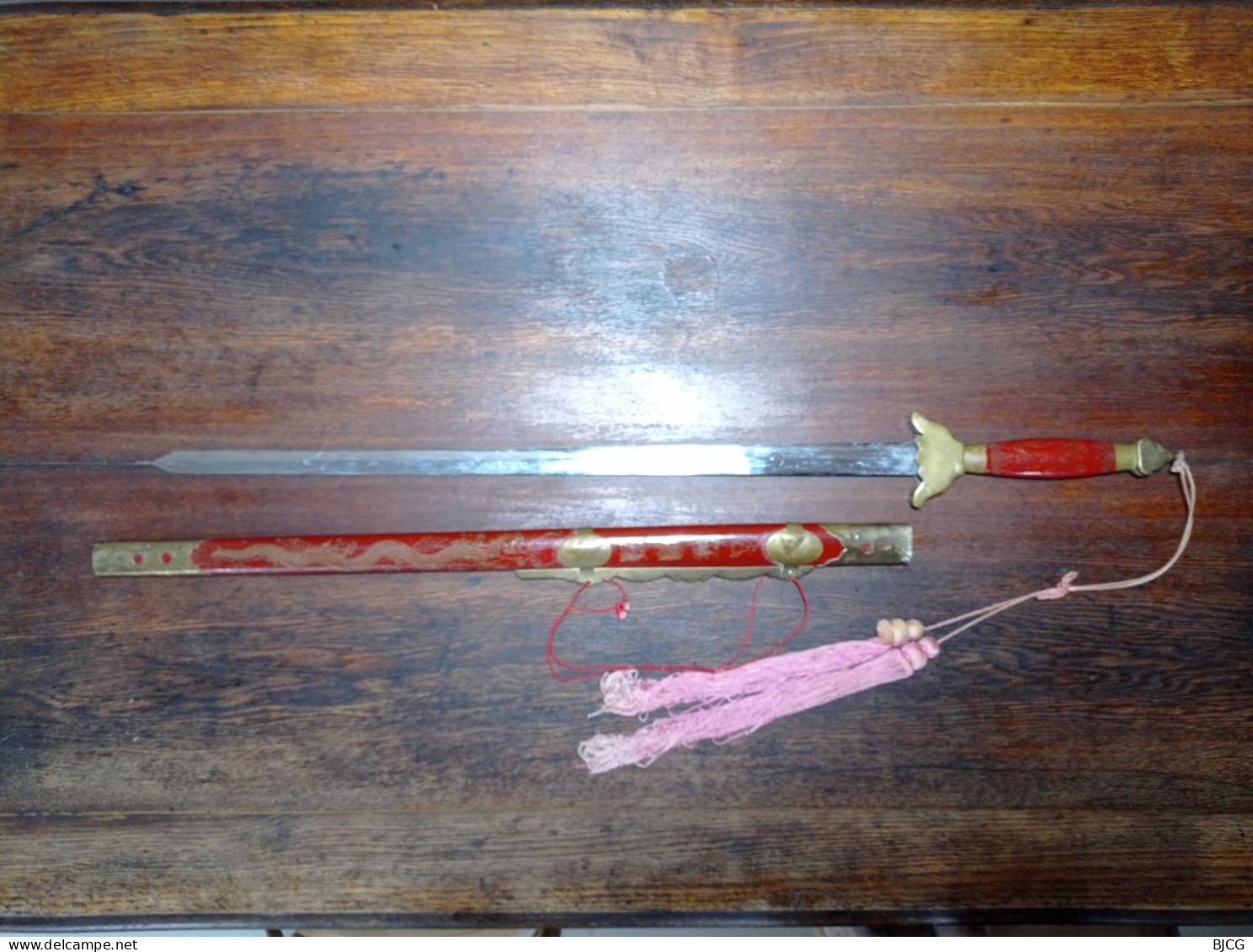 Grande épée Chinoise De Type JIAN - Reproduction Ancienne  - BE - Armi Bianche