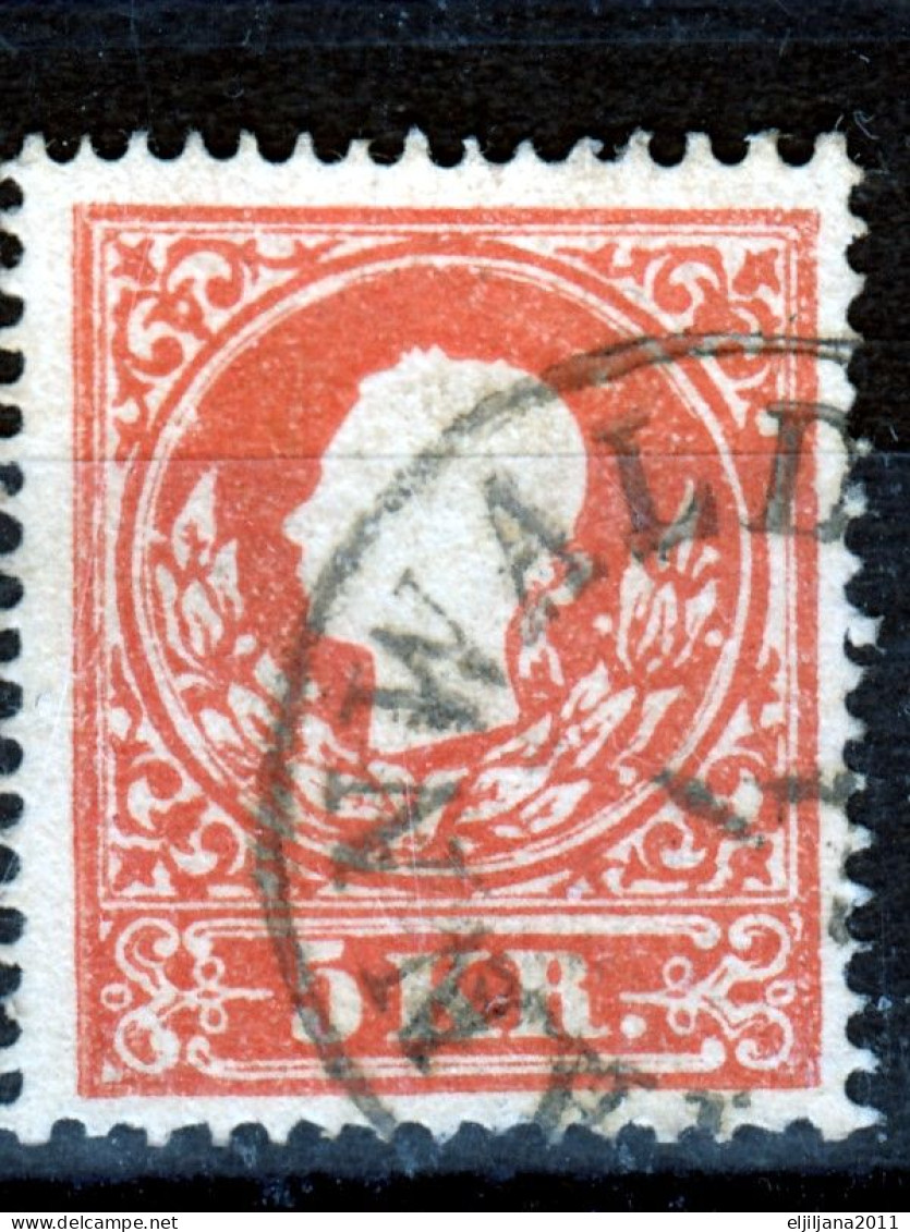 ⁕  Austria 1858/59 ⁕ Emperor Franz Josef I. Mi.13 ⁕ 15v used - see scan