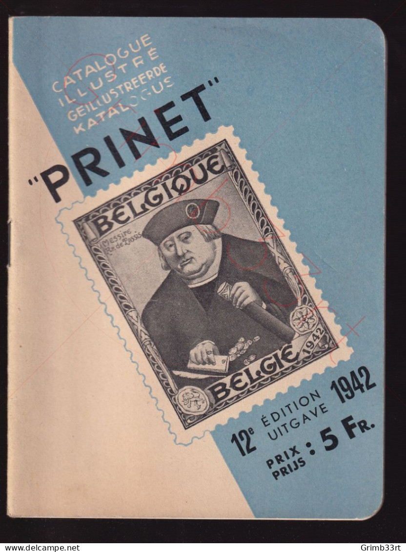 Prinet - Catalogue Illustré - 12e édition - 1942 - Bélgica