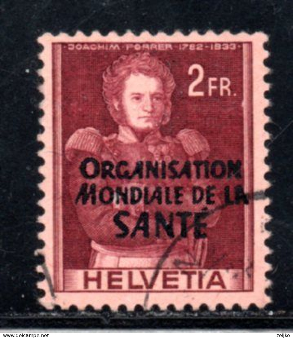 Switzerland, OMS, WHO, Used, 1948, Michel 22 - OMS