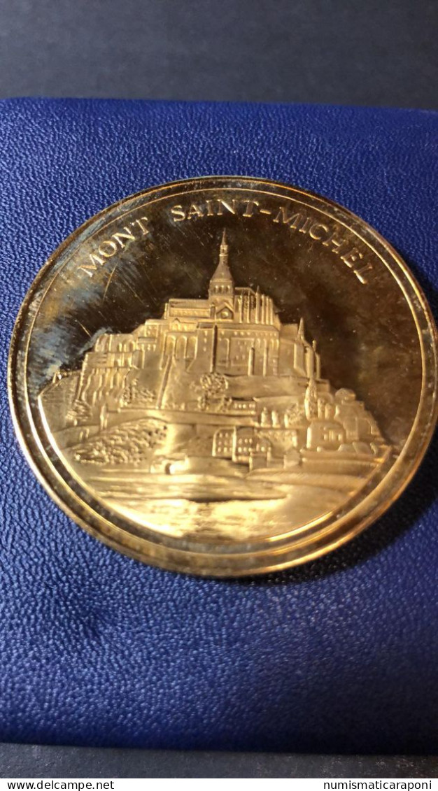 France Francia Medal Mont Saint Michel  In Confezione - Profesionales / De Sociedad