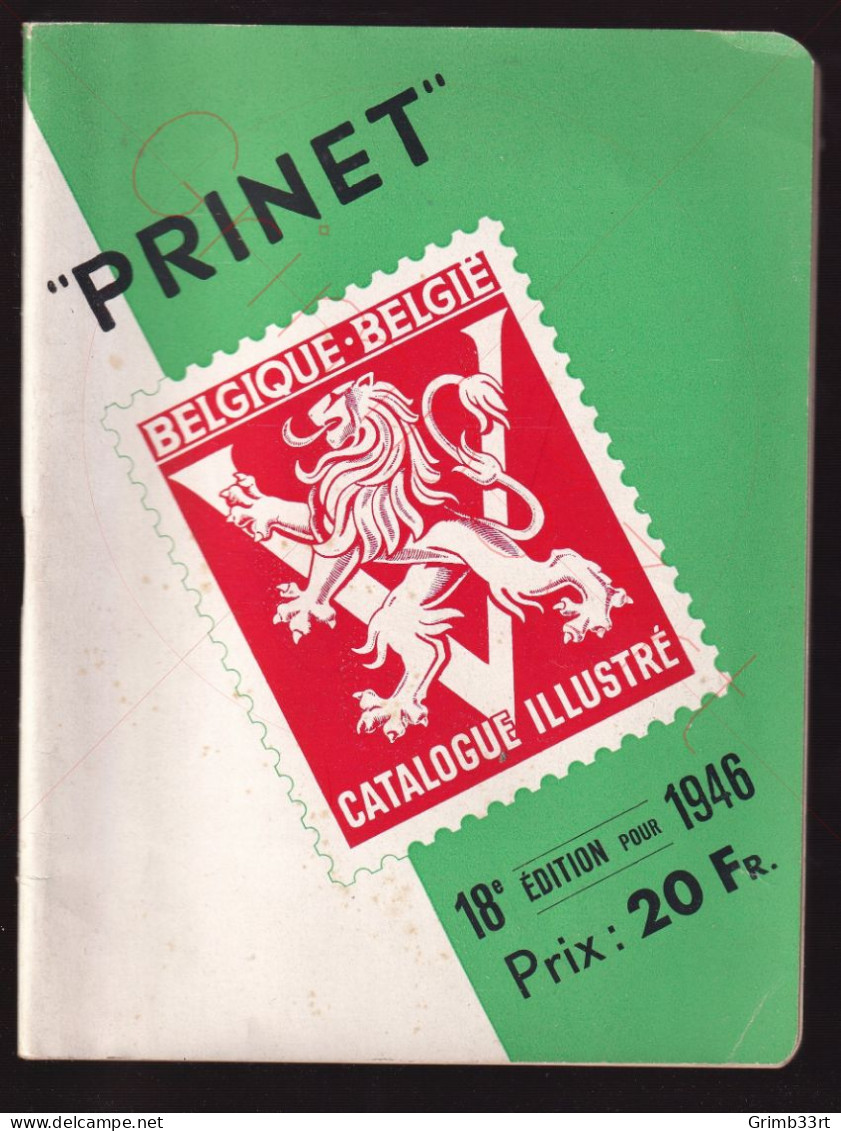 Prinet - Catalogue Illustré - 18e édition - 1946 - Belgio