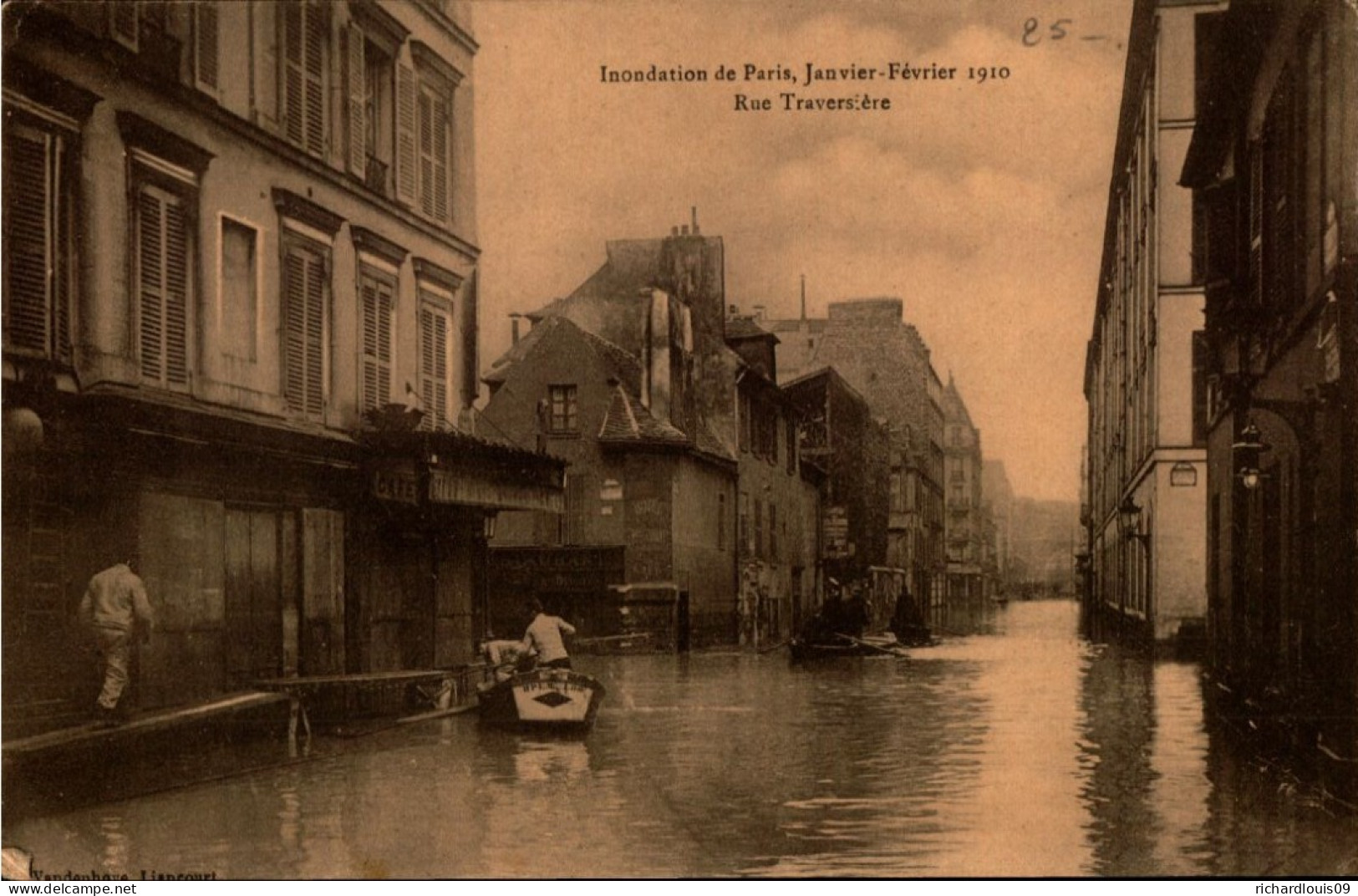 PARIS INODATION CRUE DELA SEINE - Inondations De 1910