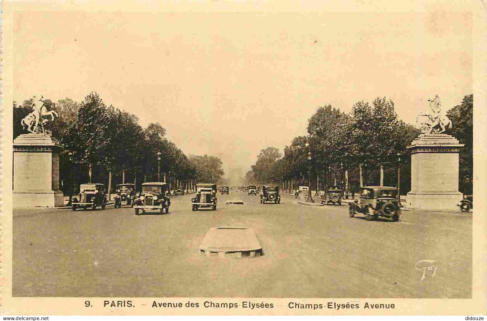 75 - Paris - Avenue Des Champs-Elysées - Automobiles - CPA - Voir Scans Recto-Verso - Champs-Elysées