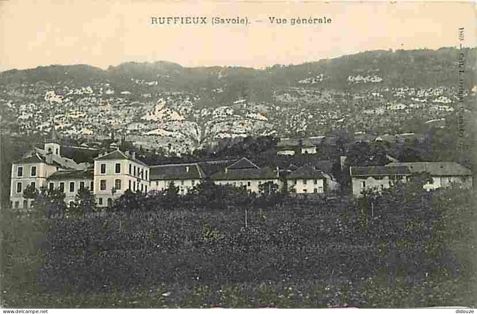 73 - Ruffieux - Vue Générale - Correspondance - CPA - Voir Scans Recto-Verso - Ruffieux