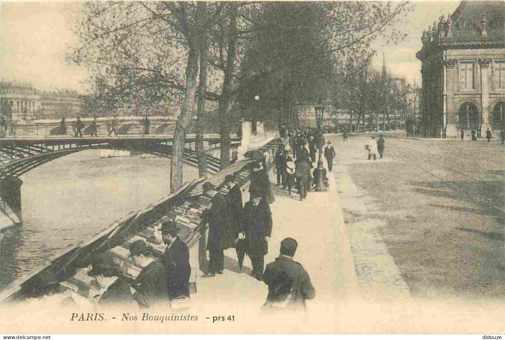 Reproduction CPA - 75 Paris - Les Bouquinistes - CPM Format CPA - Carte Neuve - Voir Scans Recto-Verso - Ambachten In Parijs