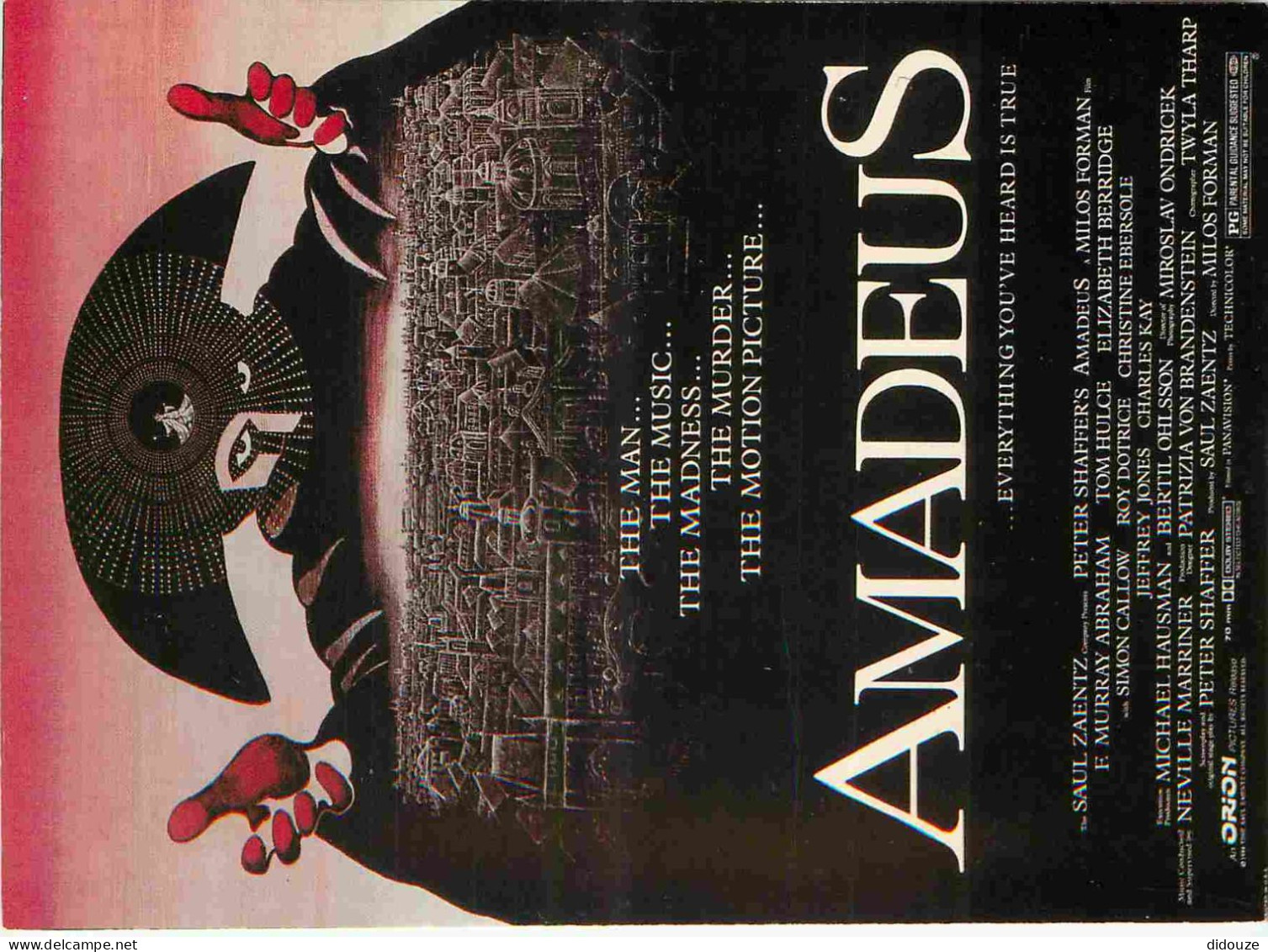 Cinema - Affiche De Film - Amadeus - CPM - Carte Neuve - Voir Scans Recto-Verso - Plakate Auf Karten