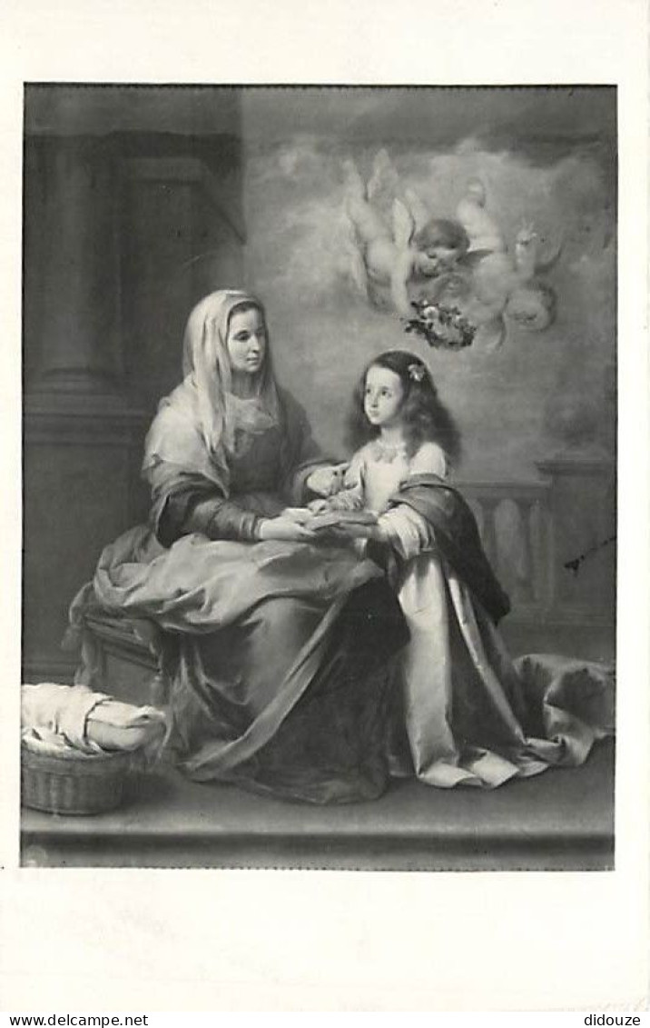 Art - Peinture Religieuse - Bartolomé Esteban Murillo - Santa Ana Y La Virgen - Carte Neuve - CPM - Voir Scans Recto-Ver - Gemälde, Glasmalereien & Statuen