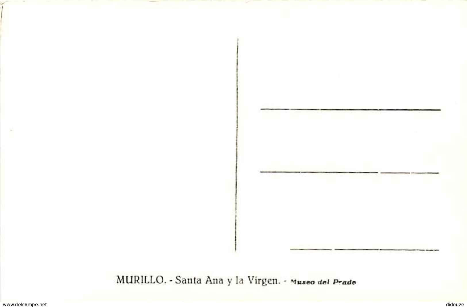 Art - Peinture Religieuse - Bartolomé Esteban Murillo - Santa Ana Y La Virgen - Carte Neuve - CPM - Voir Scans Recto-Ver - Gemälde, Glasmalereien & Statuen