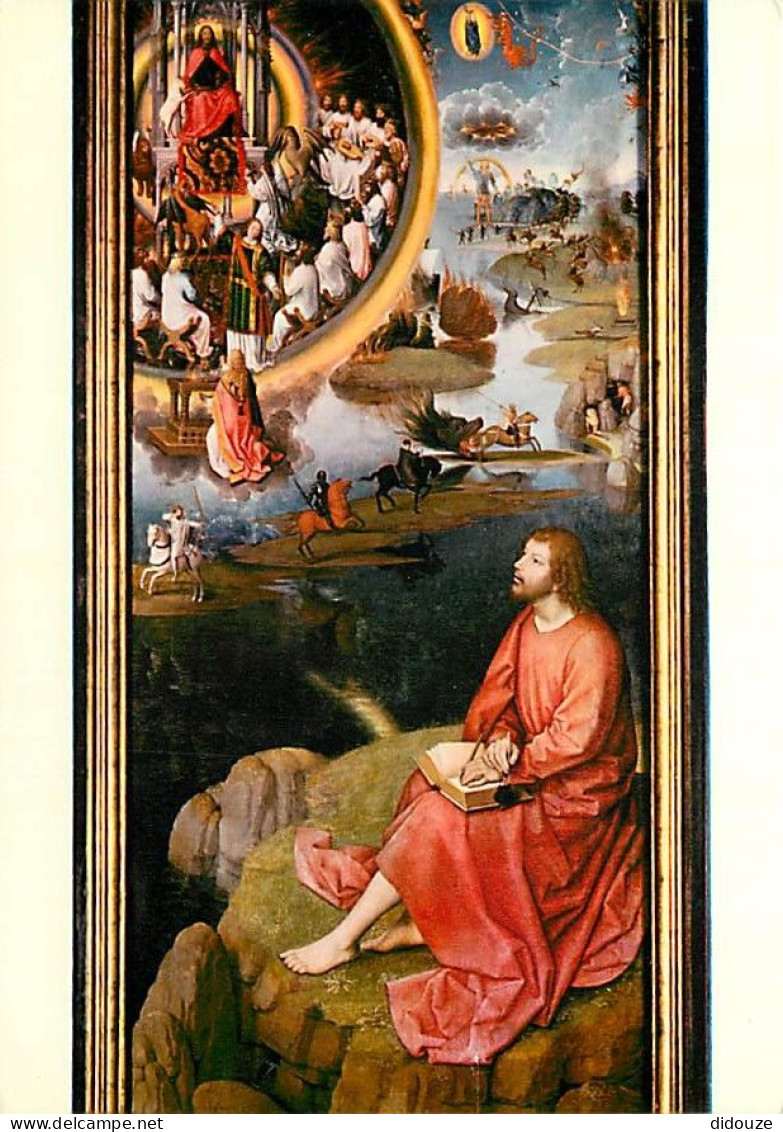 Art - Peinture Religieuse - Hans Memling - Le Mariage Mystique De Ste-Catherine (volet : Vision De St. Jean) - CPM - Voi - Gemälde, Glasmalereien & Statuen