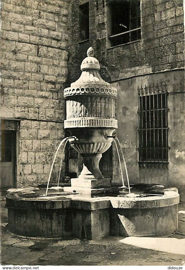 06 - Vence - La Fontaine Du Peyra - Mention Photographie Véritable - Carte Dentelée - CPSM Grand Format - Voir Scans Rec - Vence