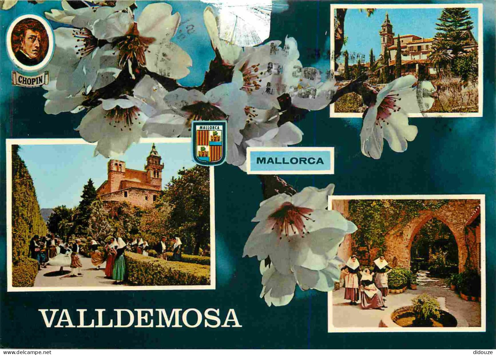 Espagne - Espana - Islas Baleares - Mallorca - Valldemosa - Multivues - Fleurs - CPM - Voir Scans Recto-Verso - Mallorca