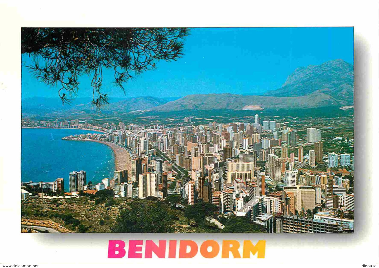 Espagne - Espana - Comunidad Valenciana - Benidorm - Vista Panoramica - Immeubles - Architecture - Vue Aérienne - CPM -  - Alicante