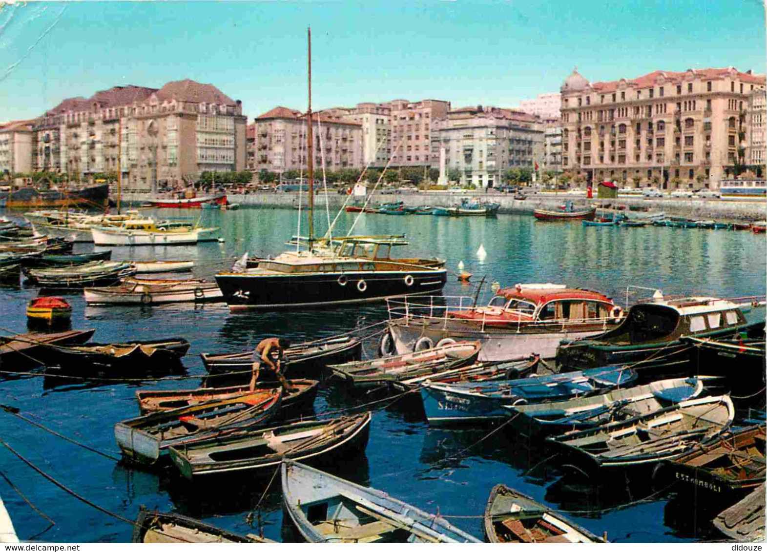 Espagne - Espana - Cantabria - Santander - Dorsena De Puerto Chico - Bassin Du Petit Port - Bateaux - CPM - Voir Scans R - Cantabria (Santander)