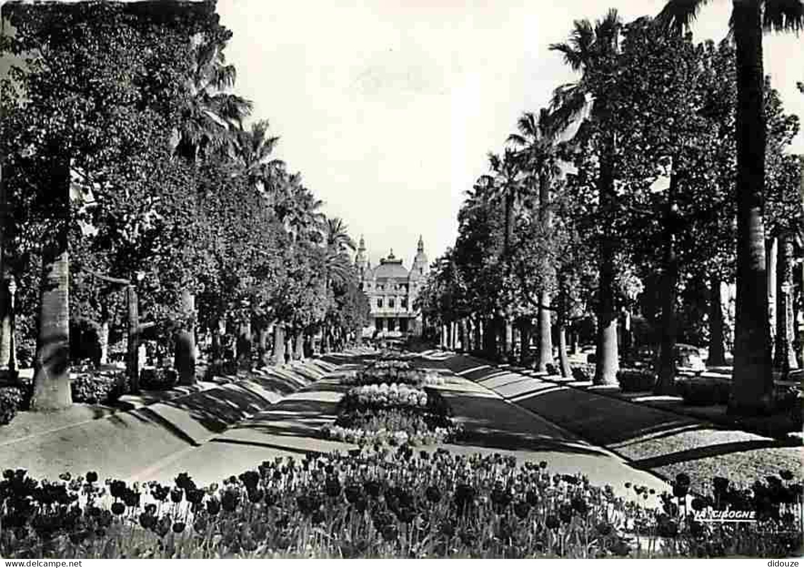 Monaco - Monte-Carlo - Les Jardins Et Le Casino - Voir Timbre - Flamme Postale - CPM - Voir Scans Recto-Verso - Spielbank