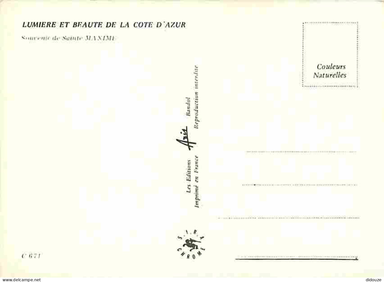 83 - Sainte Maxime Sur Mer - Carte Neuve - CPM - Voir Scans Recto-Verso - Sainte-Maxime