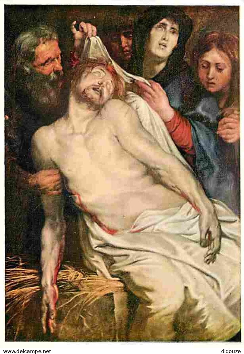 Art - Peinture Religieuse - Pierre Paul Rubens - Le Christ Sur La Paille - Carte Neuve - CPM - Voir Scans Recto-Verso - Gemälde, Glasmalereien & Statuen