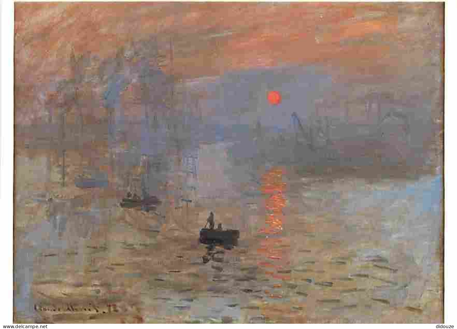 Art - Peinture - Claude Monet - Impression Soleil Levant - CPM - Voir Scans Recto-Verso - Pintura & Cuadros