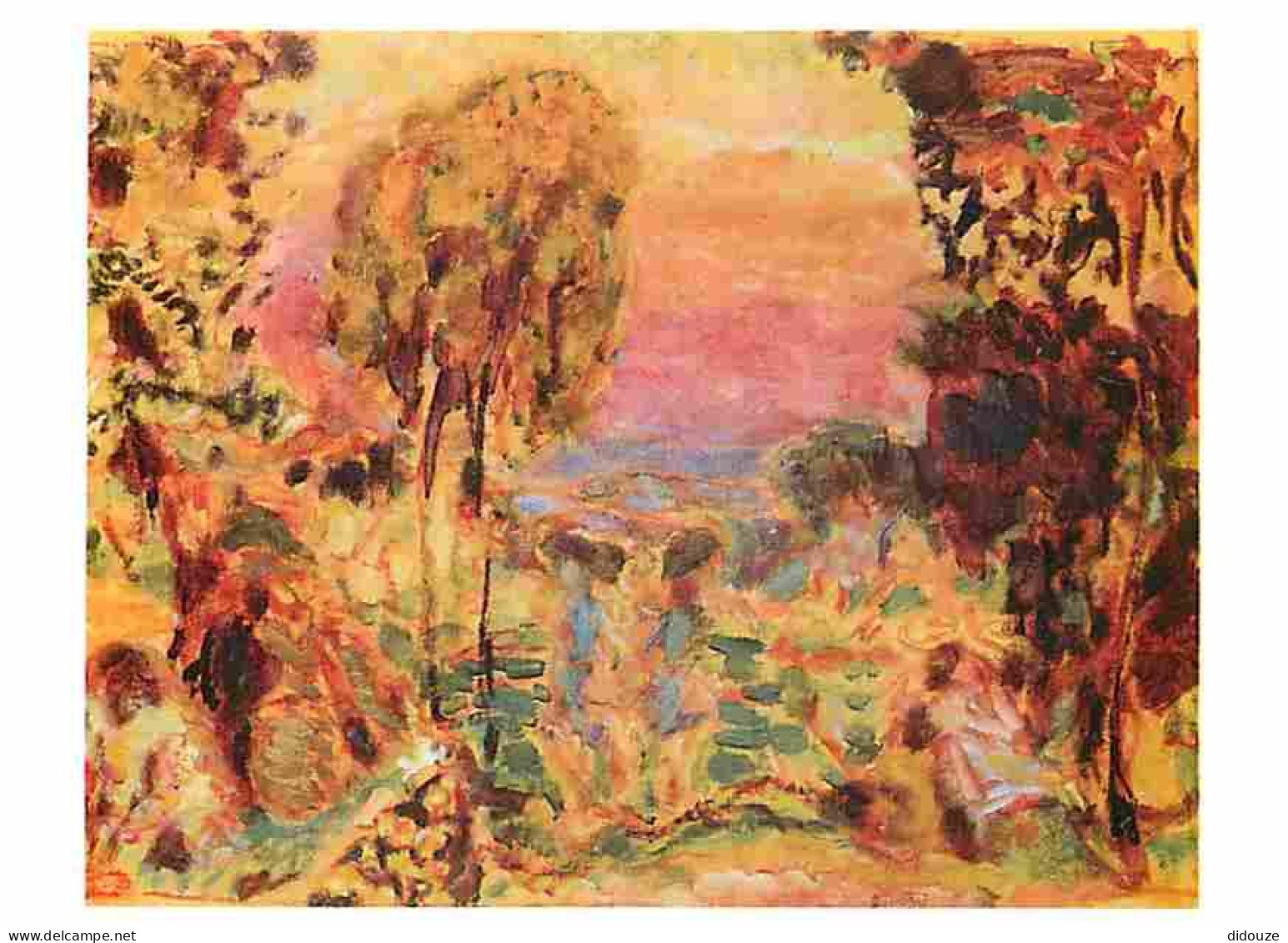 Art - Peinture - Pierre Bonnard - Paysage Violet à Vernonnet - CPM - Voir Scans Recto-Verso - Pintura & Cuadros