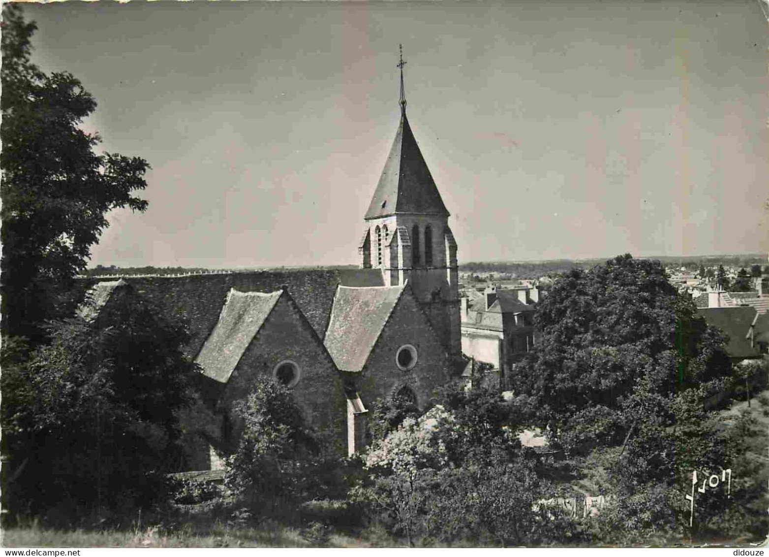 18 - Vierzon - L'Eglise Vue De La Butte De Sion - Mention Photographie Véritable - Carte Dentelée - CPSM Grand Format -  - Vierzon