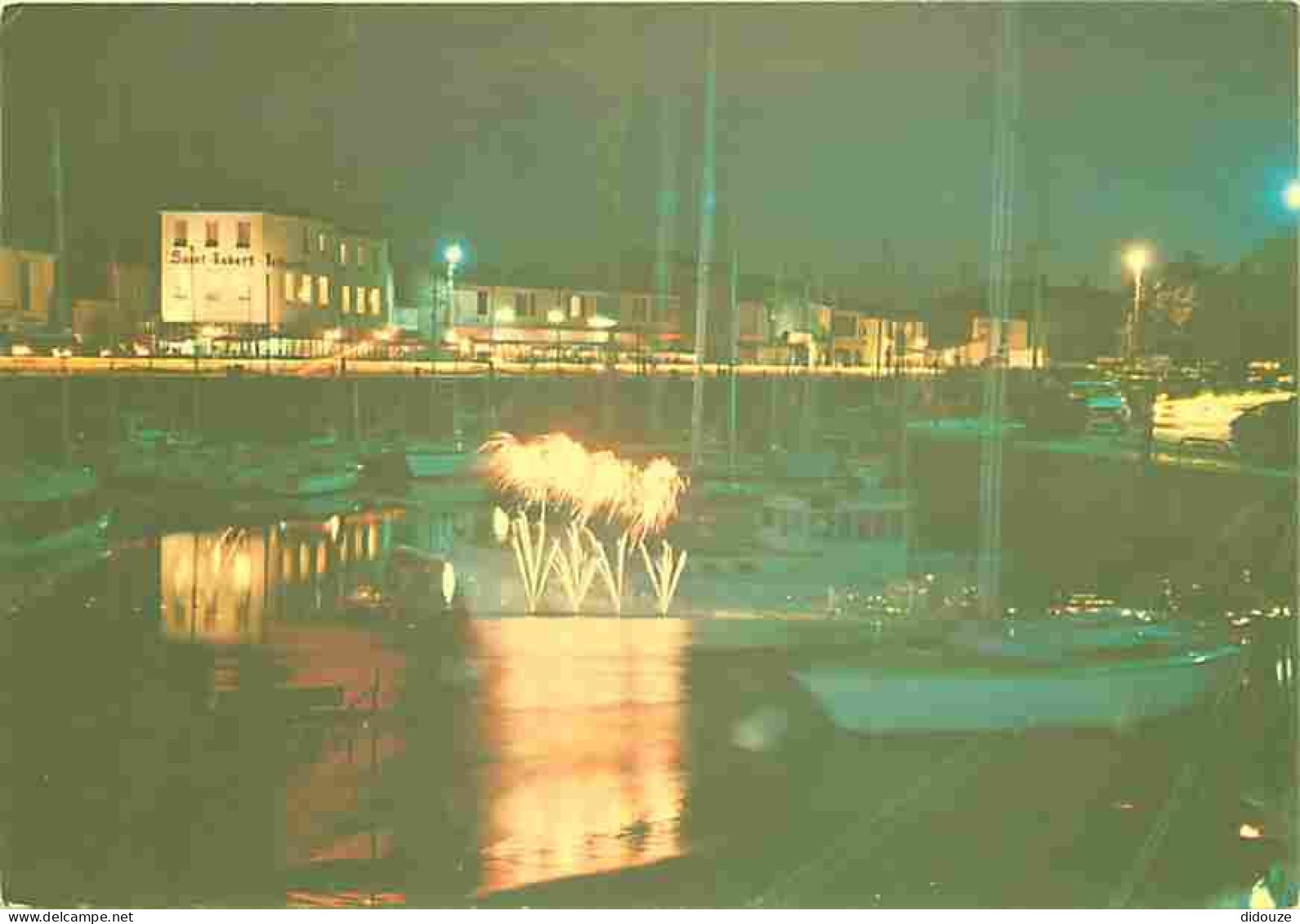 17 - Ile De Ré - Saint Martin De Ré - Le Port - Vue De Nuit - Flamme Postale - CPM - Voir Scans Recto-Verso - Saint-Martin-de-Ré