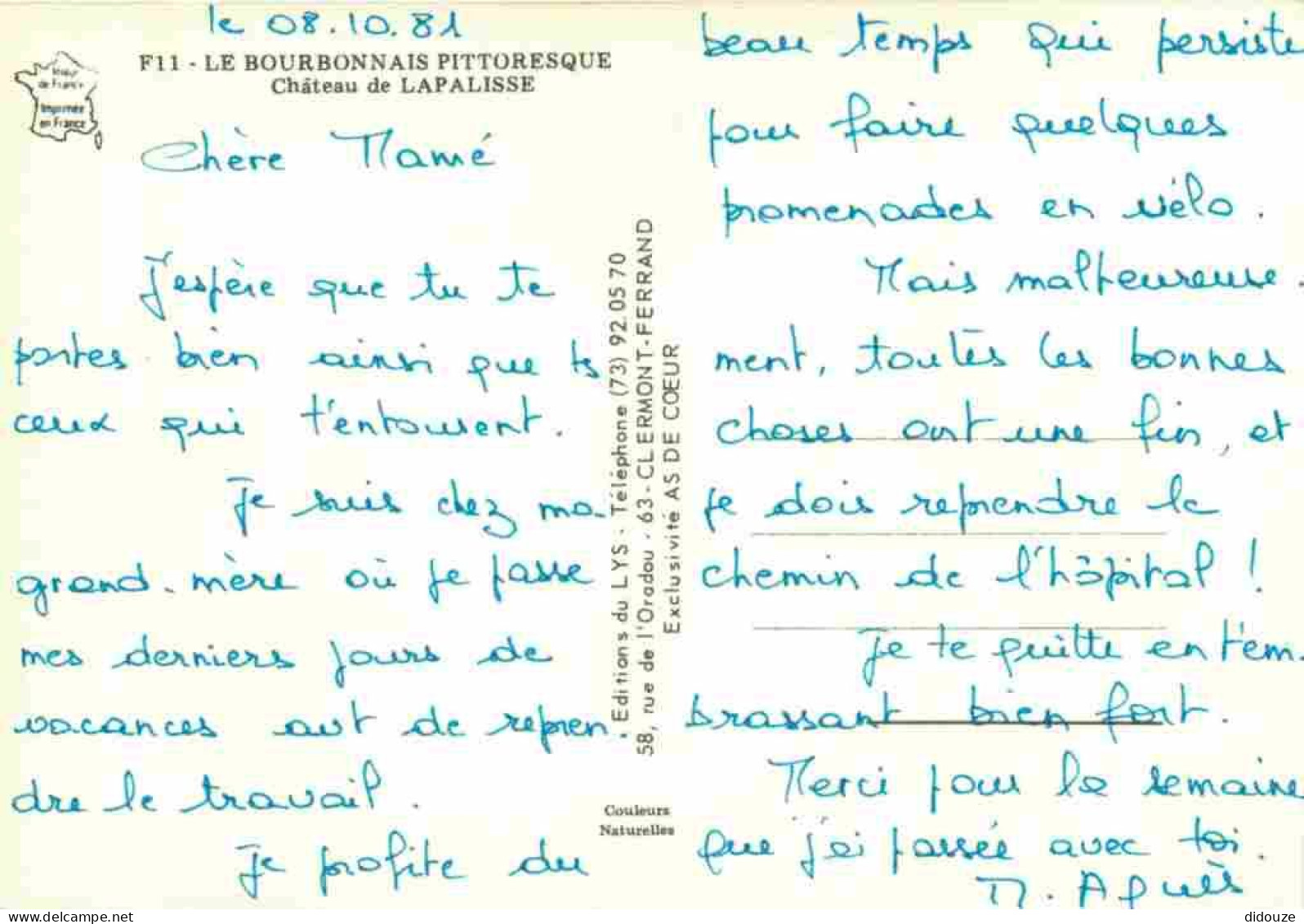 03 - Lapalisse - Le Château - CPM - Voir Scans Recto-Verso - Lapalisse