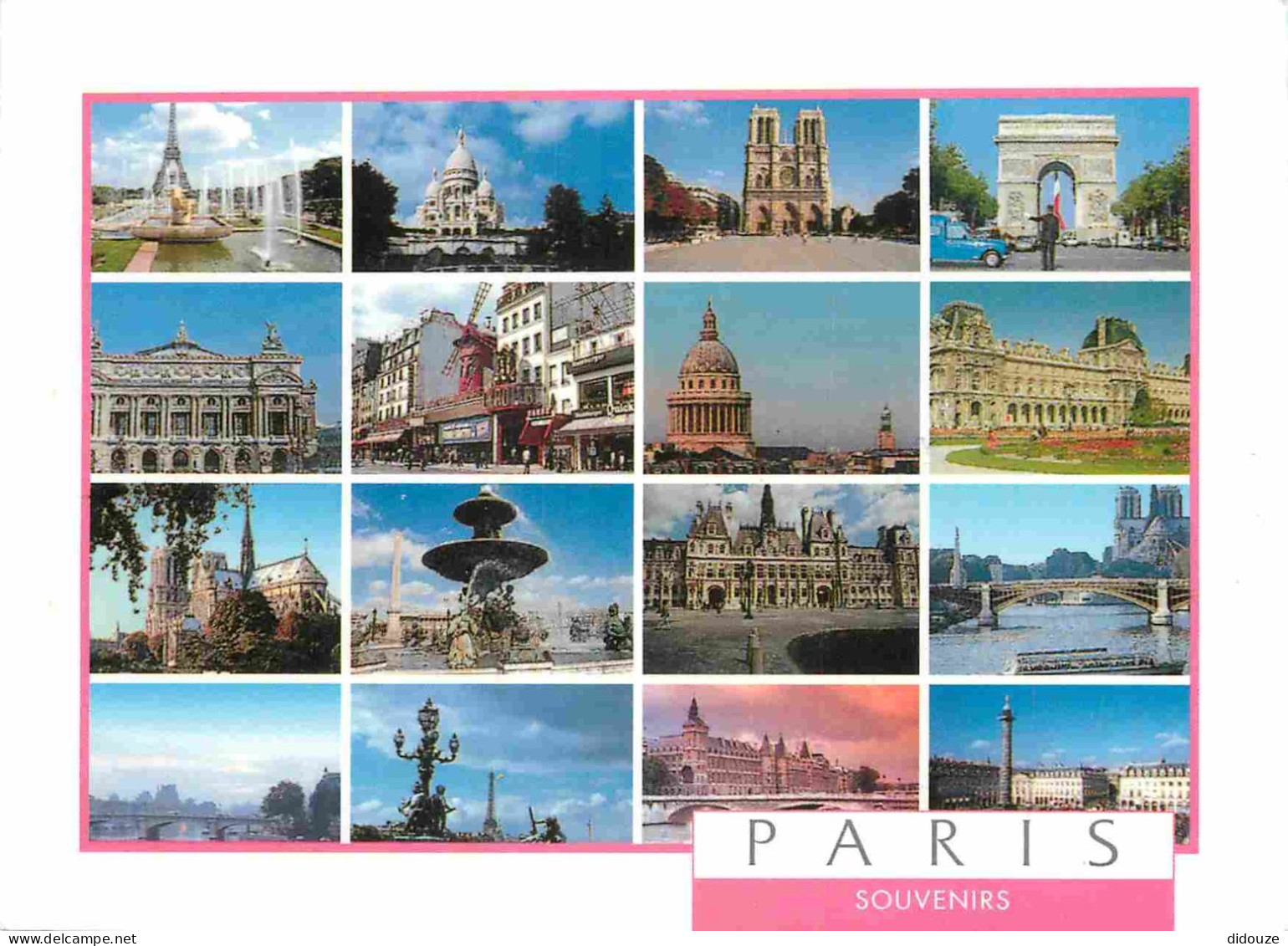 75 - Paris - Multivues - CPM - Voir Scans Recto-Verso - Mehransichten, Panoramakarten