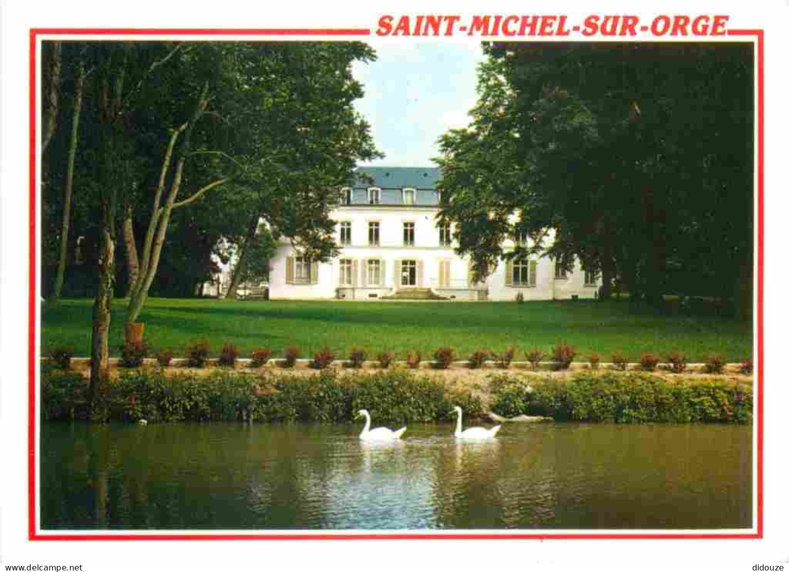 91 - Saint Michel Sur Orge - Nouvelle Mairie Avec Parc - CPM - Voir Scans Recto-Verso - Saint Michel Sur Orge