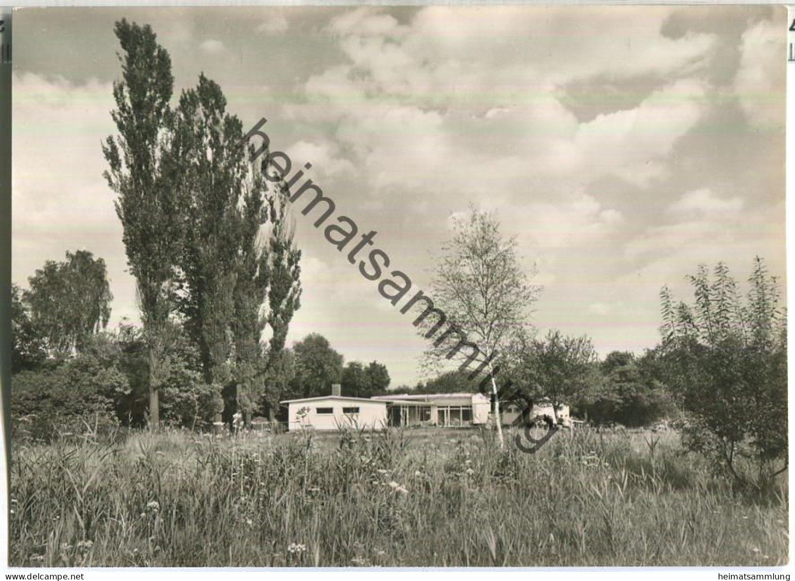 Berlin - Hermsdorf - Naturfreundehaus Hermsdorfer Fliesstal - Seebadstrasse 26A - Foto-Ansichtskarte - Waidmannslust